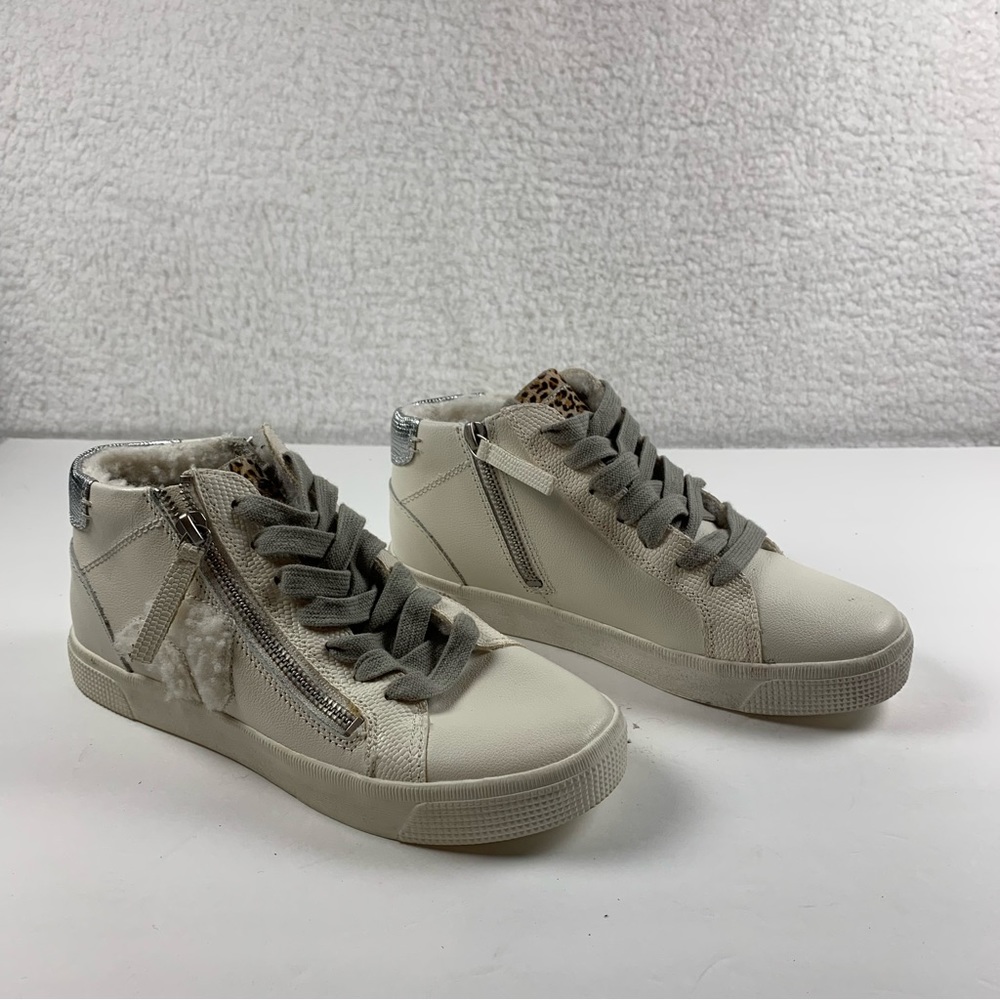 DOLCE‎ VITA ZONYA WHITE ANKLE SNEAKERS SIZE 6 NWOB 7314